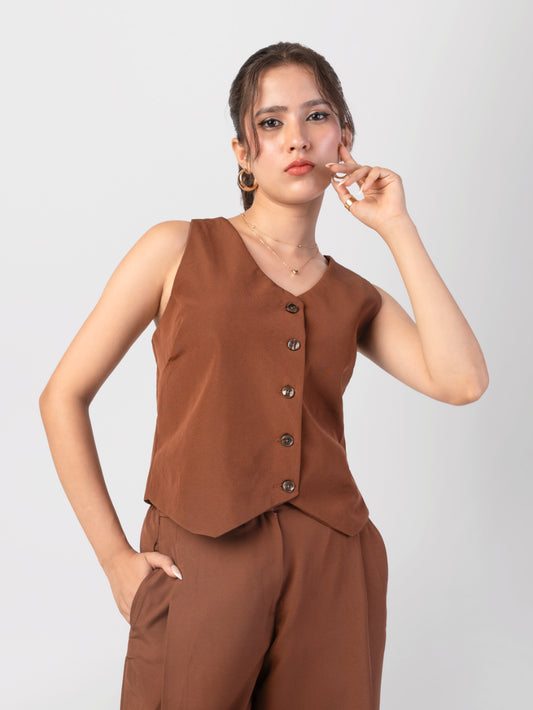 The Mocha Power Muse Vest