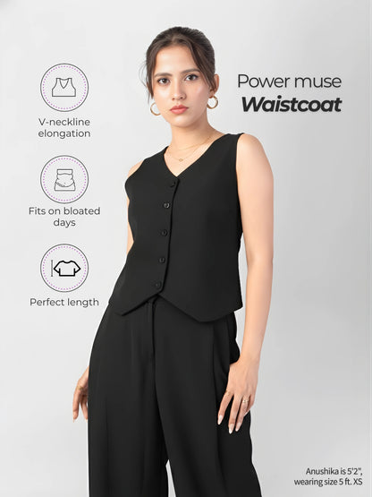 The Power Muse Vest - Black
