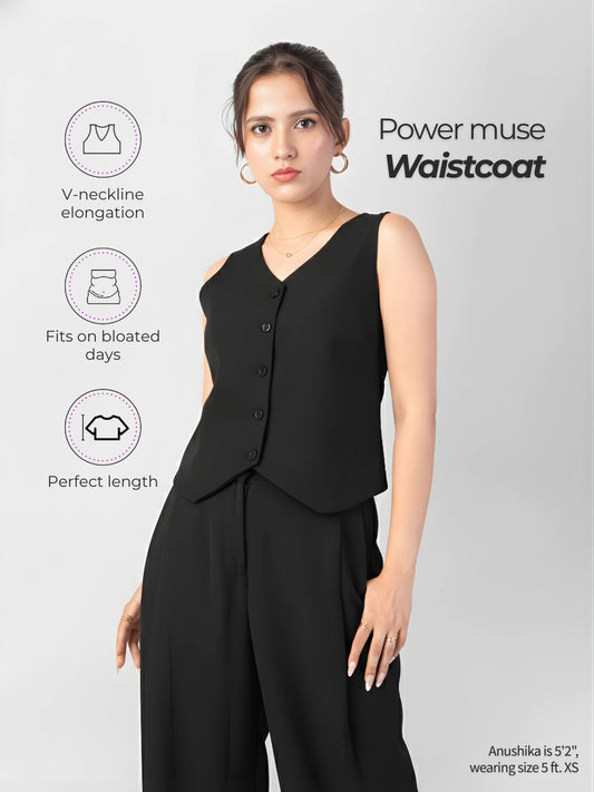 The Power Muse Vest - Black
