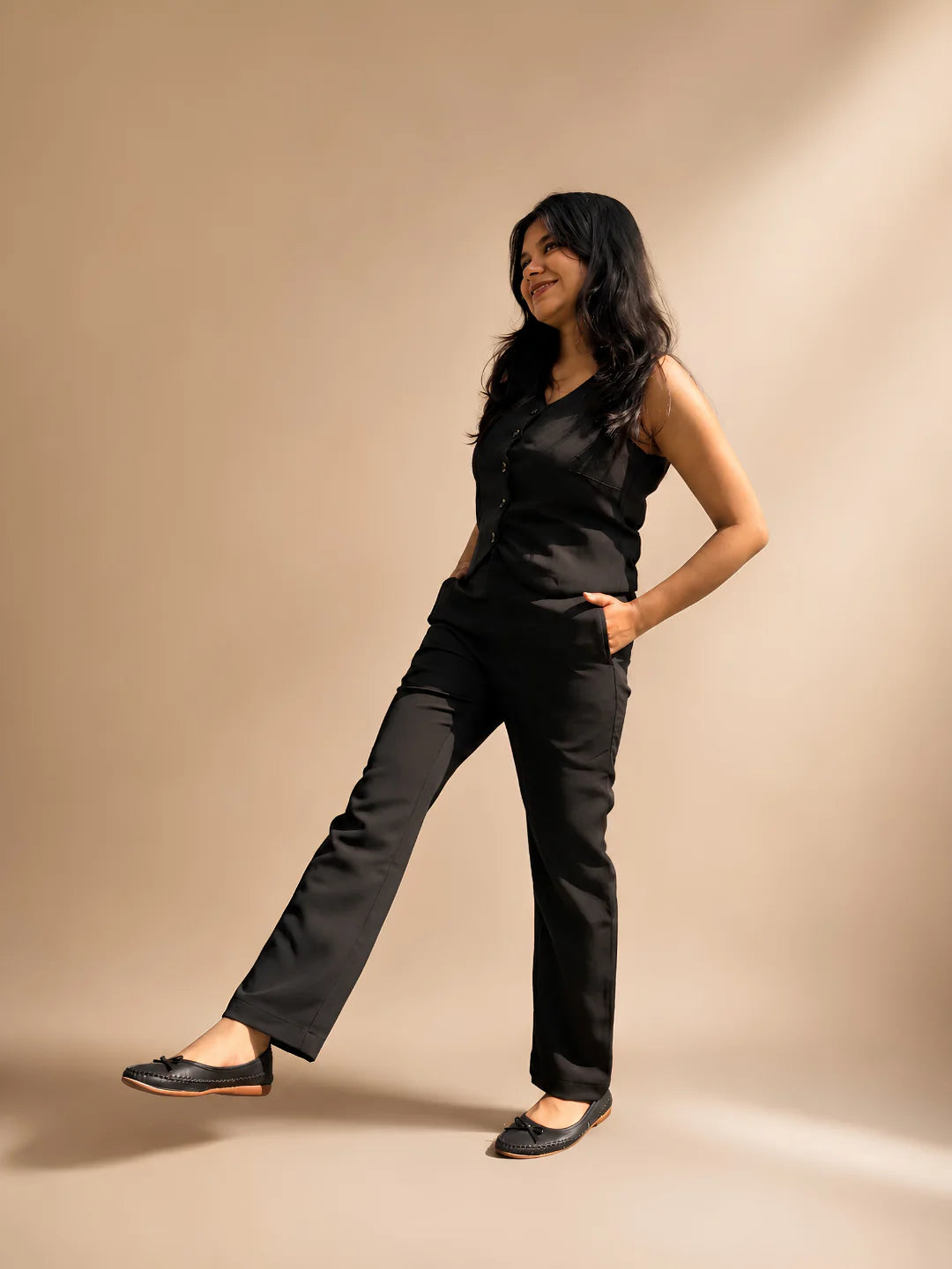 The Black Formals - Special Price Combo with Straight-Fit Trousers