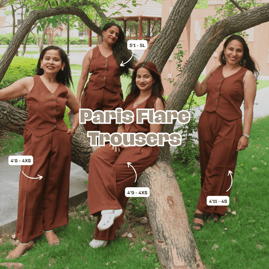 The Paris Flare Trouser - Beige