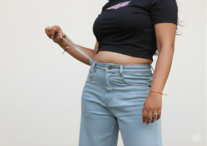 The Dream Wide-Leg Jeans - Light Blue Wash