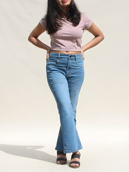 The Dream Bootcut Jeans - Mid Blue Wash