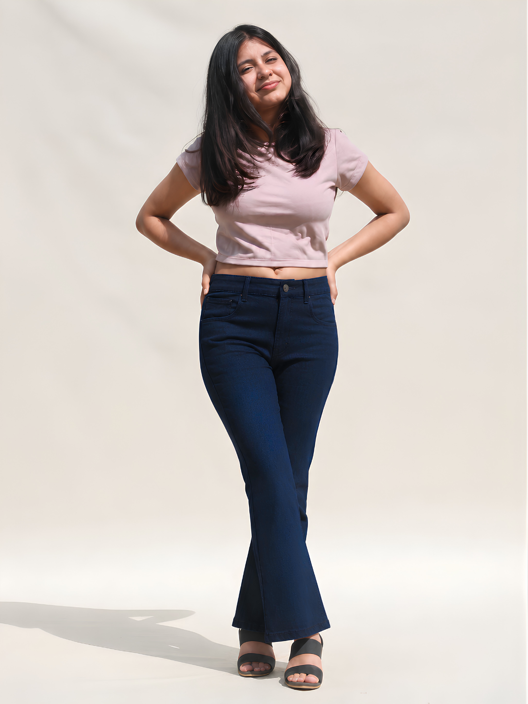The Dream Bootcut Jeans - Dark Blue Wash