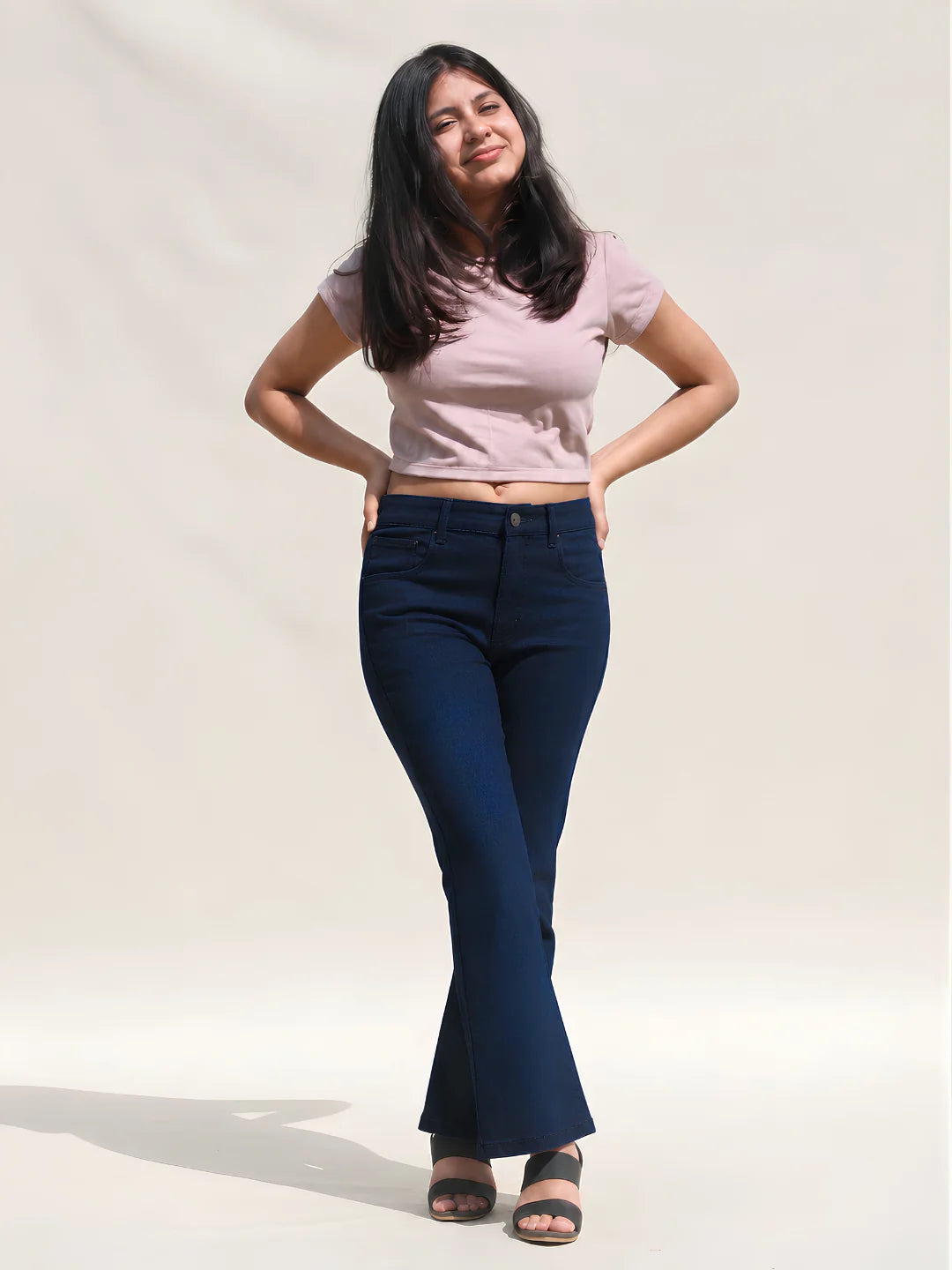 The Dream Bootcut Jeans - Dark Blue Wash with FREE gift.
