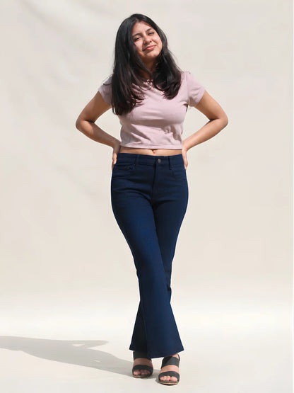 The Dream Bootcut Jeans - Dark Blue Wash with FREE gift.