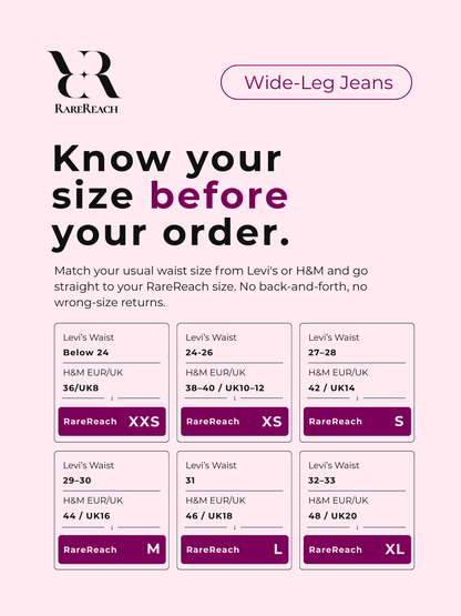 The Dream Wide-Leg Jeans - Light Blue Wash with FREE gift.