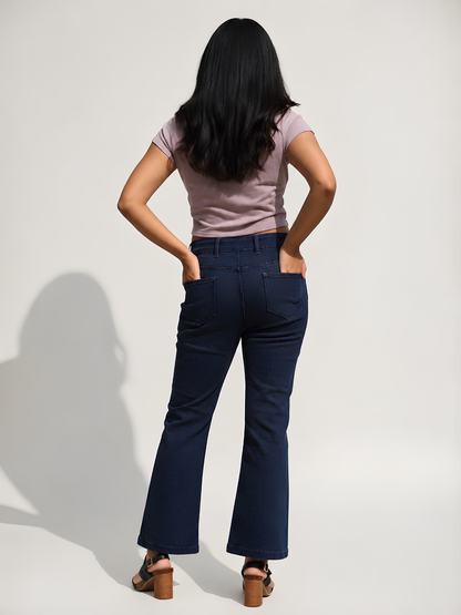 The Dream Bootcut Jeans - Dark Blue Wash