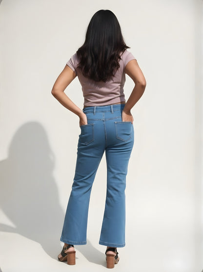 The Dream Bootcut Jeans - Mid Blue Wash