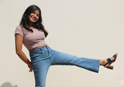 The Dream Bootcut Jeans - Mid Blue Wash