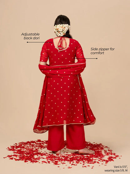 The Laal Ishq Anarkali Set