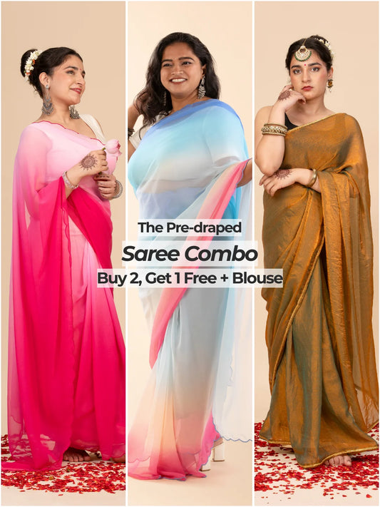 The Saree Combo - Buy 2, Get 1 Free
