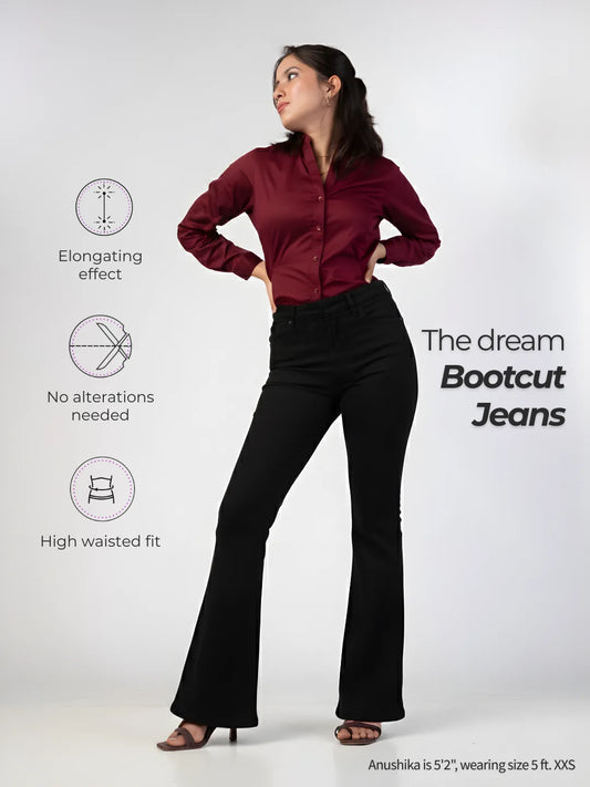 The Dream Bootcut Jeans - Black