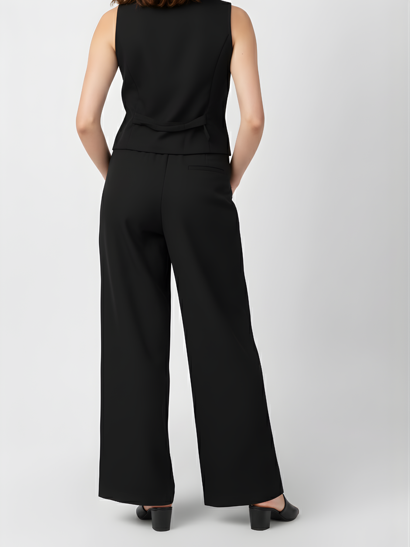 The Paris Flare Trouser - Black