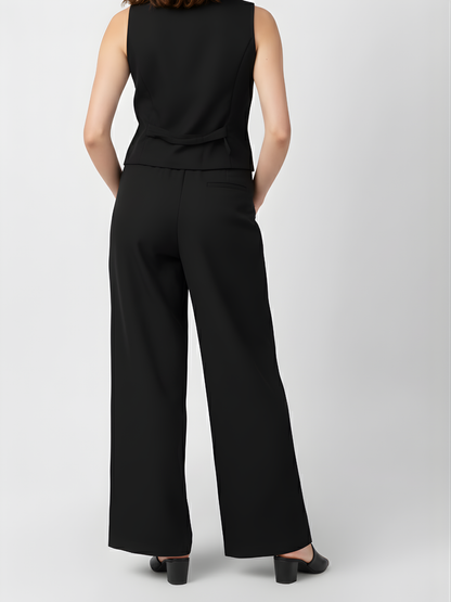 The Paris Flare Trouser - Black