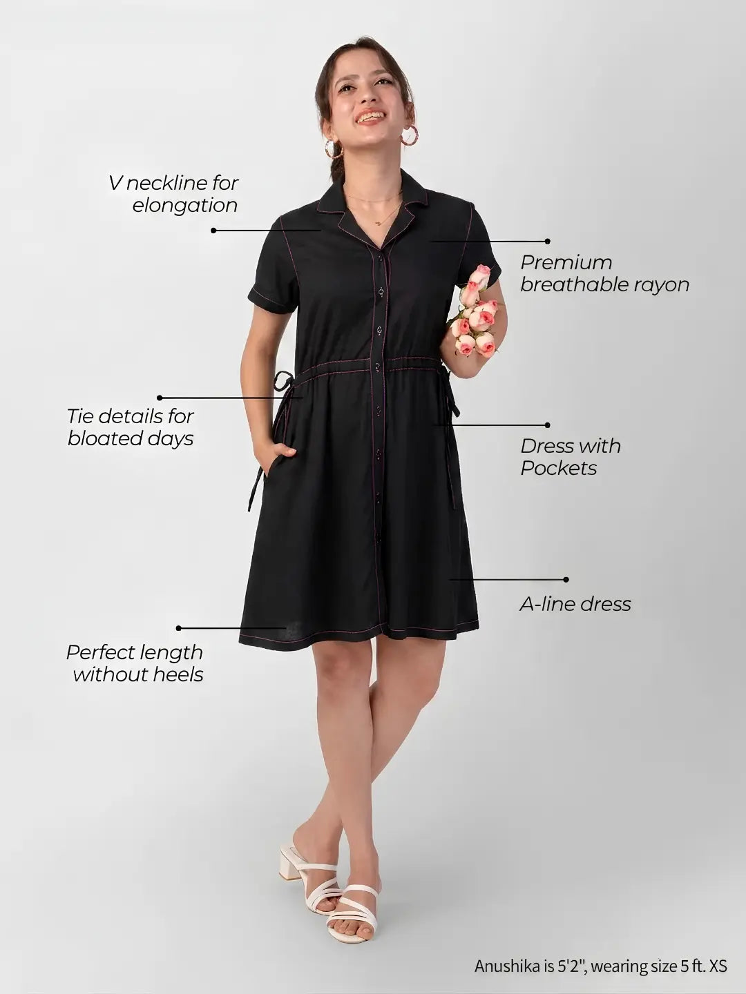 The Forever Fit Midi - Charcoal Black
