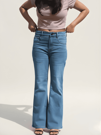 The Dream Bootcut Jeans - Mid Blue Wash