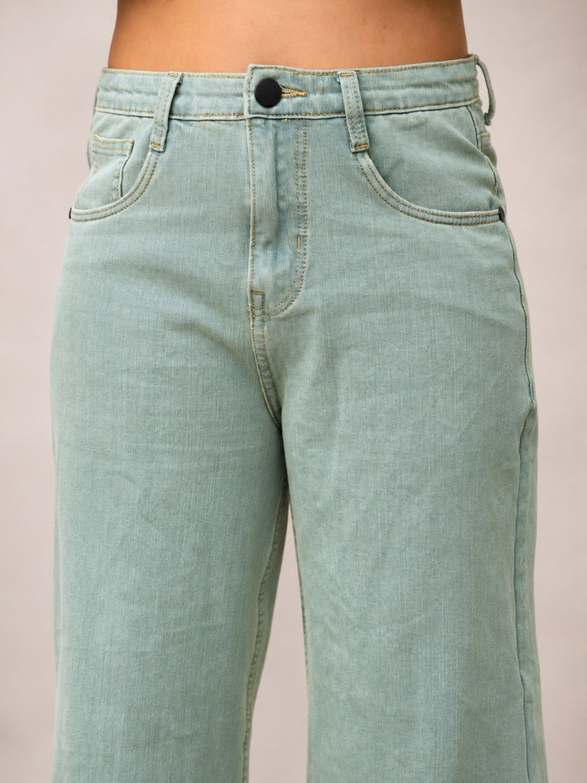 The Dream Wide-Leg Jeans - Iced Matcha Wash | LIMITED EDITION