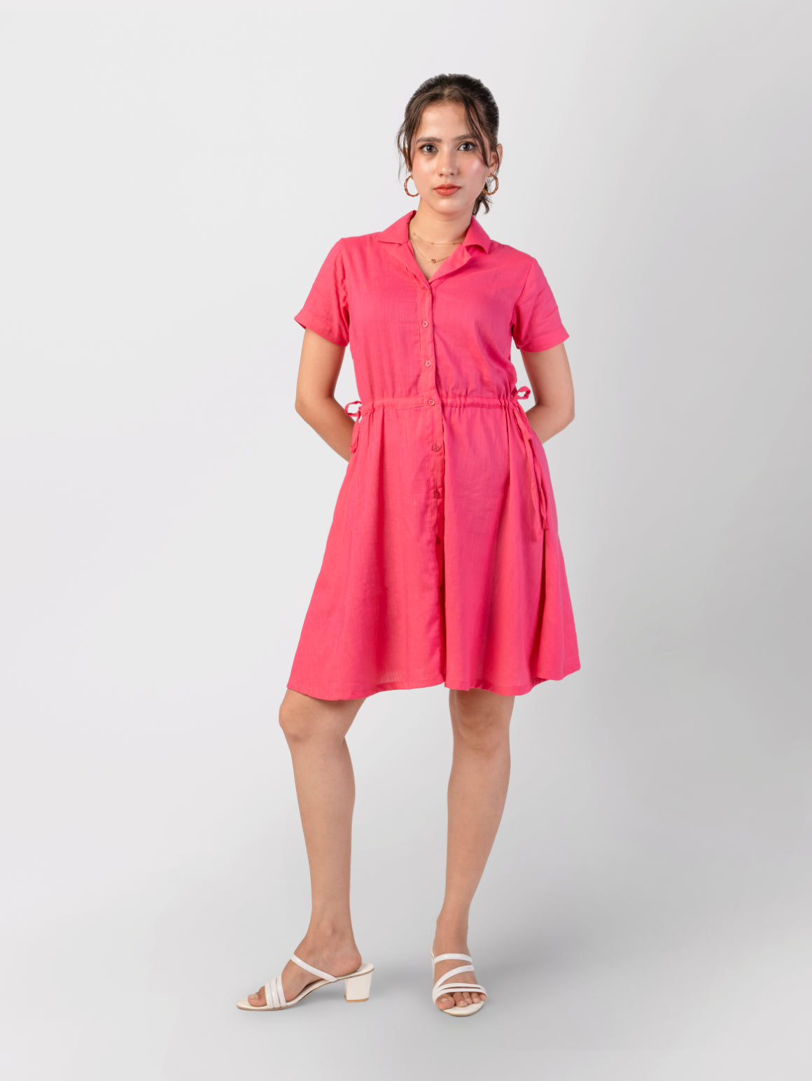 Petite Forever Fit Adjustable Midi Dress | RareReach 4'8 Petite Forever Fit Adjustable Midi Dress | RareReach 4'8
