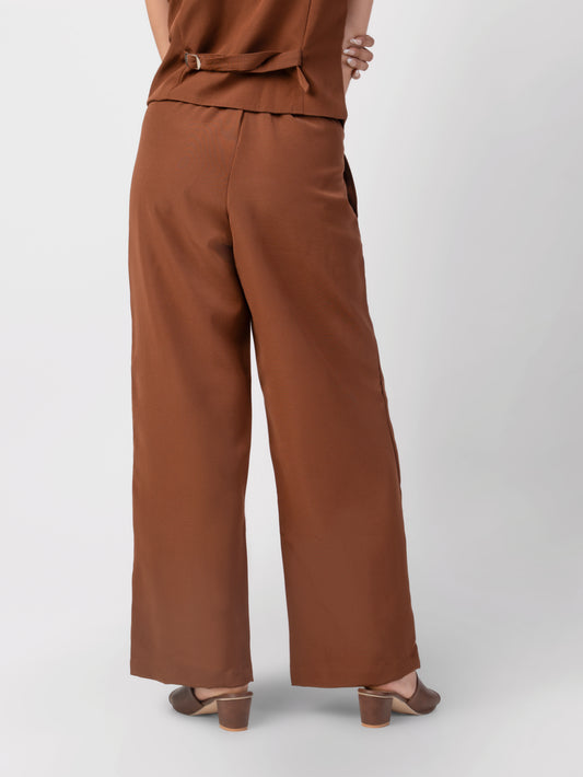 The Paris Flare Trouser - Mocha
