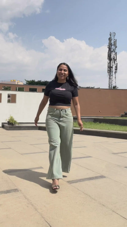 The Dream Wide-Leg Jeans - Iced Matcha Wash | LIMITED EDITION