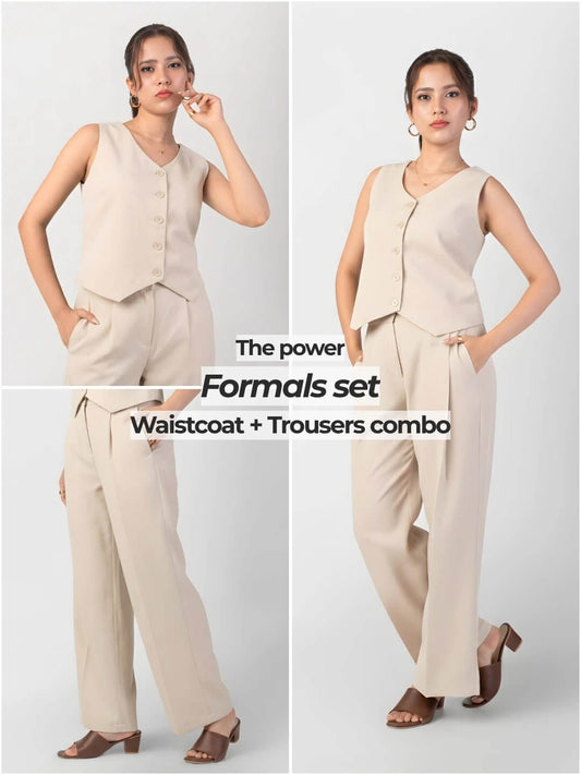 Petite beige formal top for women under 5'3 in special combo price